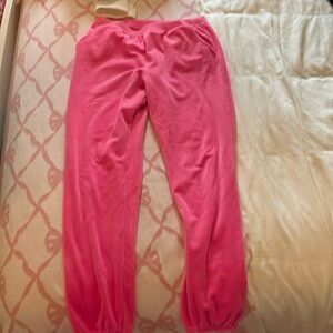 Lily Pulitzer velour sweat pants |size XL|
